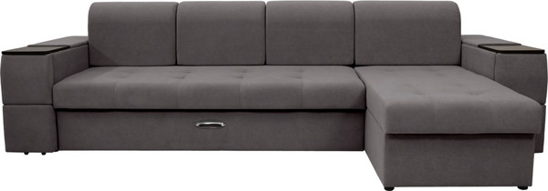 Диван угловой Сириус Лидер-13 с оттоманкой НПБ 330x165