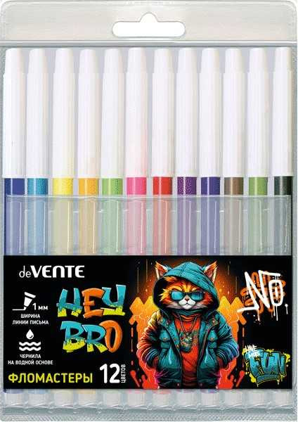 Фломастеры deVente Hey Bro / 5081418 - фото