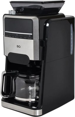 Капельная кофеварка BQ CM3002 (черный/стальной) - фото