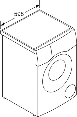 Стирально-сушильная машина Bosch WNC244070