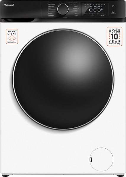 Стирально-сушильная машина Weissgauff WMD 61212 DC Inverter Steam - фото
