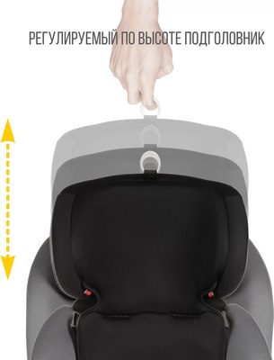 Автокресло Zlatek Cruiser Isofix Lux / KRES4082 (черный/серый)