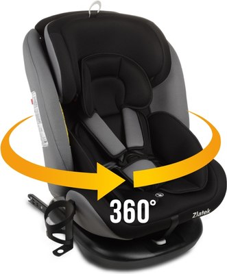 Автокресло Zlatek Cruiser Isofix Lux / KRES4082 (черный/серый)