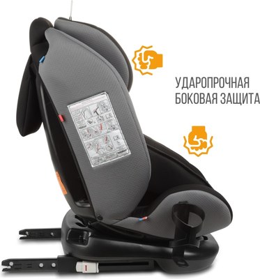 Автокресло Zlatek Cruiser Isofix Lux / KRES4082 (черный/серый)