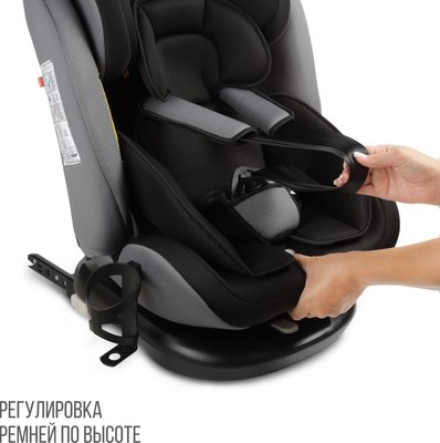 Автокресло Zlatek Cruiser Isofix Lux / KRES4082 (черный/серый)
