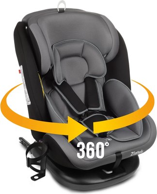 Автокресло Zlatek Cruiser Isofix Lux / KRES3951 (серый/черный)