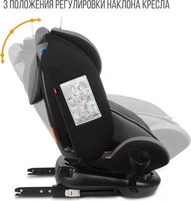 Автокресло Zlatek Cruiser Isofix Lux / KRES3951 (серый/черный)