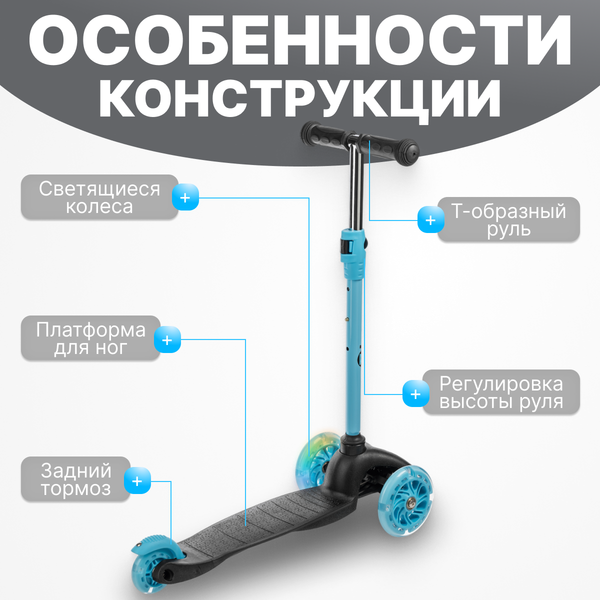 Самокат детский Ricos Funcy MN102