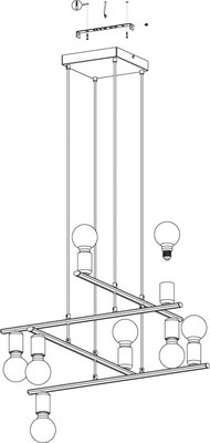 Люстра Eglo Mezzana 98909