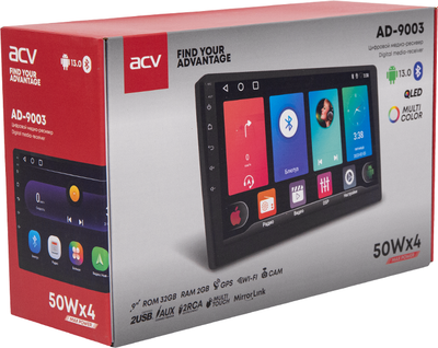 Бездисковая автомагнитола ACV AD-9003 V2