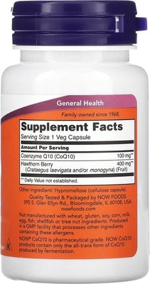 Коэнзим NOW Co Q10 100mg