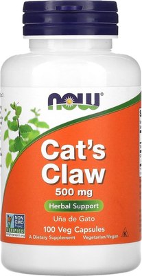 Пищевая добавка NOW Cat's Claw 500mg - фото