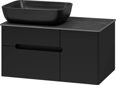 Тумба под умывальник Misty Роял 80 / П-Роя-01080-021П2Я+VS03-80 - фото