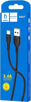 Кабель Denmen D06T Type-C - фото