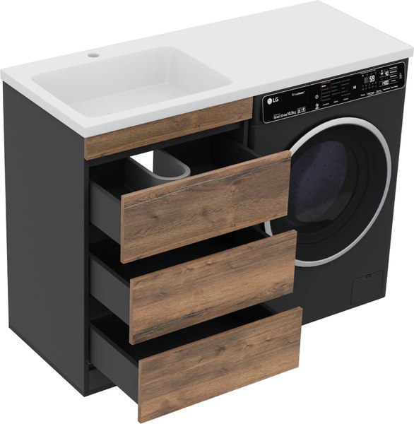 Тумба с умывальником Misty Коломбо 60 / П-Кол06060-0113Я+5216120