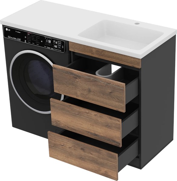 Тумба с умывальником Misty Коломбо 60 / П-Кол06060-0113Я+5217120