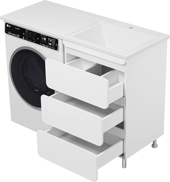 Тумба с умывальником Misty Чегет 55 / П-Чег-01055-01Н3Я+5217120