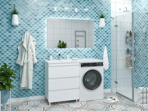 Тумба с умывальником Misty Чегет 70 / П-Чег-01070-01Н3Я+5219130