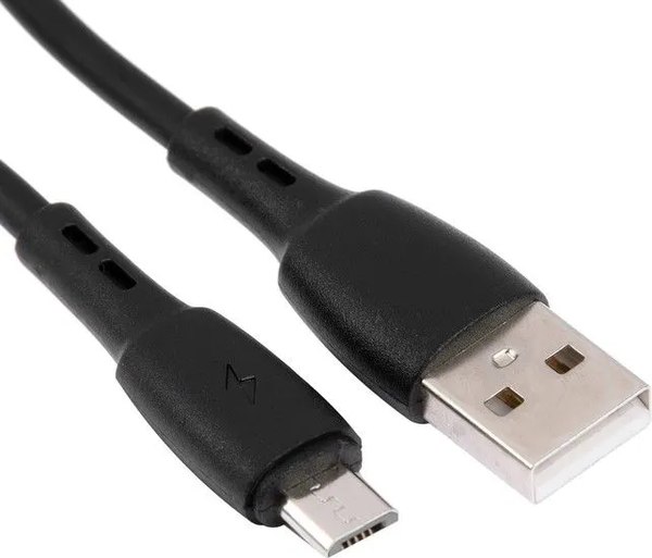 Кабель Carmega МicroUSB / CAR-C-MIC1M-BK 