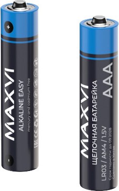 Комплект батареек Maxvi MBLR03ES2 AAA