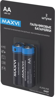 Комплект батареек Maxvi MBLR6ES2 AA