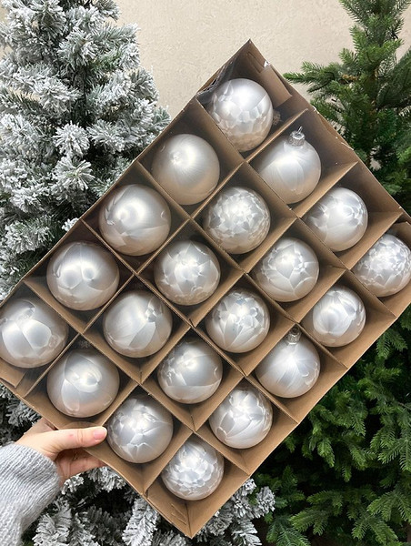 Шар новогодний Justys G-55