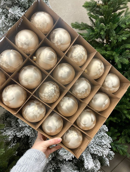 Шар новогодний Justys G-56