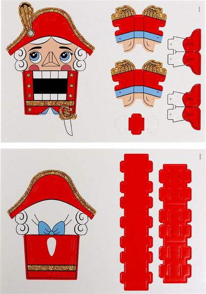 Конструктор Unicon Новый год! Щелкунчик 3D / 7867865