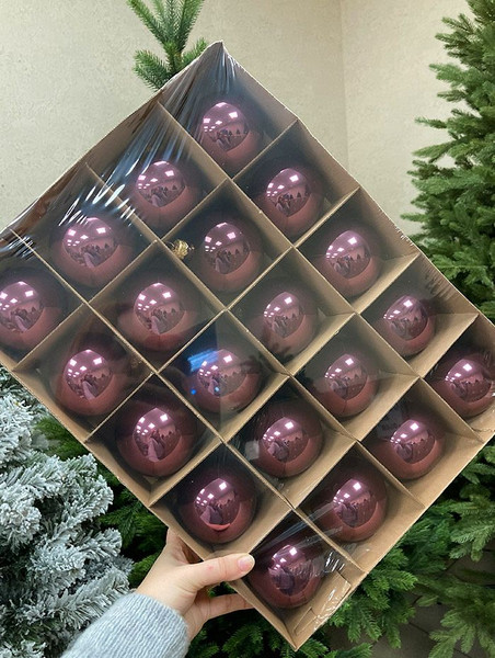 Шар новогодний Justys G-182