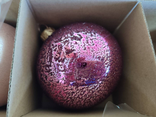 Шар новогодний Justys G-118S