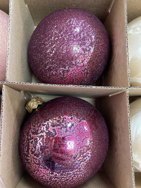 Шар новогодний Justys G-118S