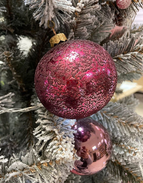 Шар новогодний Justys G-118S