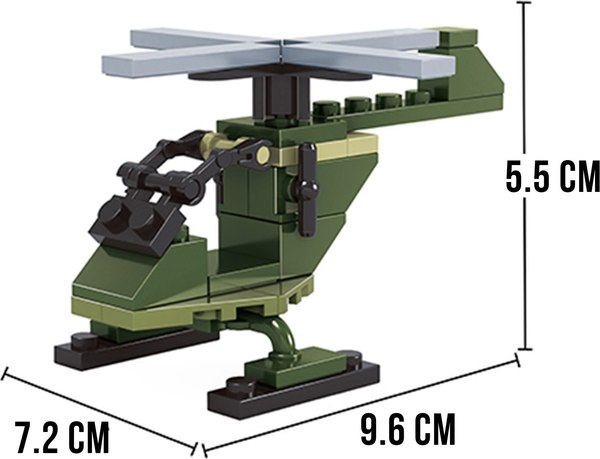 Конструктор Unicon Армия. Вертолет 22902-15 / 9395867