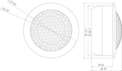 Комплект твитеров ORIS Electronics FT-T25