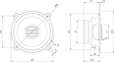 Коаксиальная АС ORIS Electronics JB-502