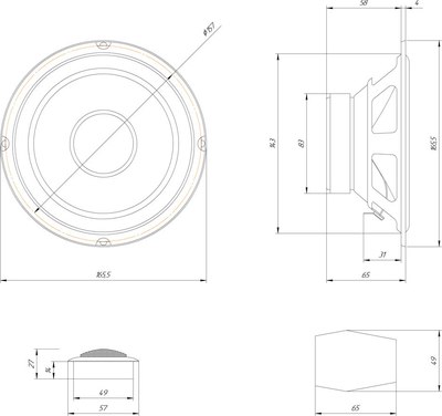 Компонентная АС ORIS Electronics FT-165