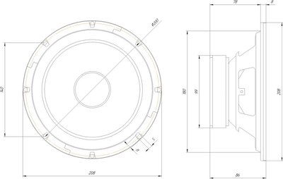 Мидбас ORIS Electronics JB-80SW