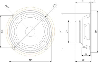 Среднечастотная АС ORIS Electronics FT-55