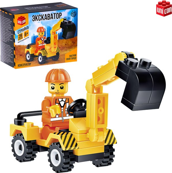 Конструктор Unicon Экскаватор 21002 / 1426836
