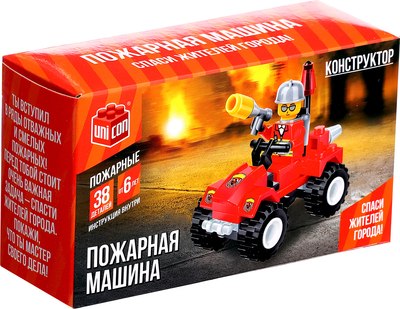 Конструктор Unicon Пожарная машина 22001 / 1649822 - фото
