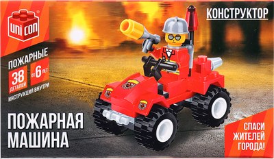 Конструктор Unicon Пожарная машина 22001 / 1649822