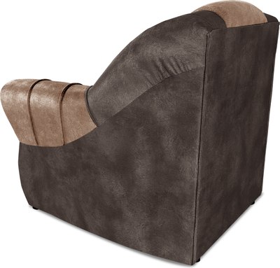 Кресло мягкое Lama мебель Афина (Safari Almond/Safari Chestnut)