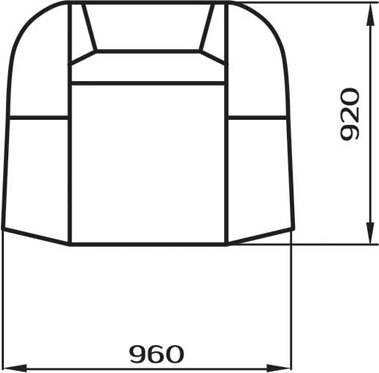 Кресло мягкое Lama мебель Афина (Safari Almond/Safari Chestnut)