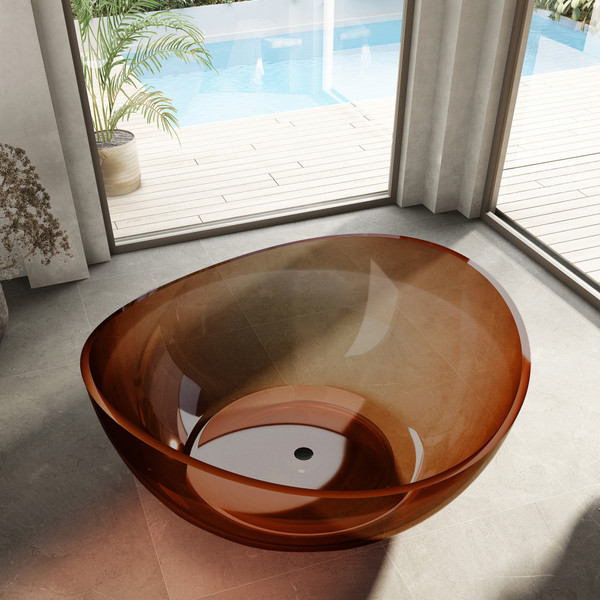 Ванна из полиэфирной смолы Abber Kristall AT9705 Opal 