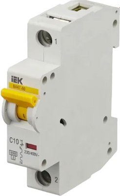Выключатель автоматический IEK ВА 47-60 1Р 25А 6кА D / MVA41-1-025-D - фото