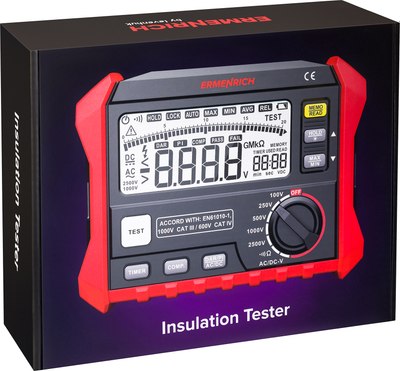 Тестер сопротивления изоляции Ermenrich Ping ET50 / 82962