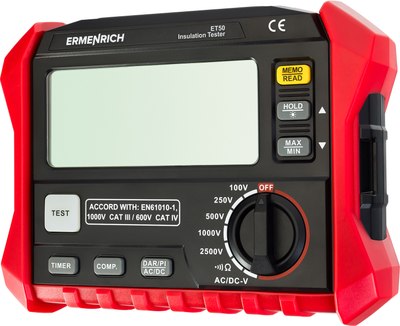 Тестер сопротивления изоляции Ermenrich Ping ET50 / 82962
