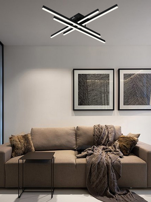 Потолочный светильник Mirastyle JX-9794/4 BK