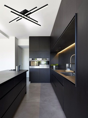 Потолочный светильник Mirastyle JX-9794/4 BK