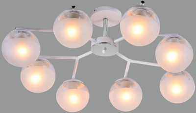 Потолочный светильник Mirastyle MH-10142/8 WH+CR - фото